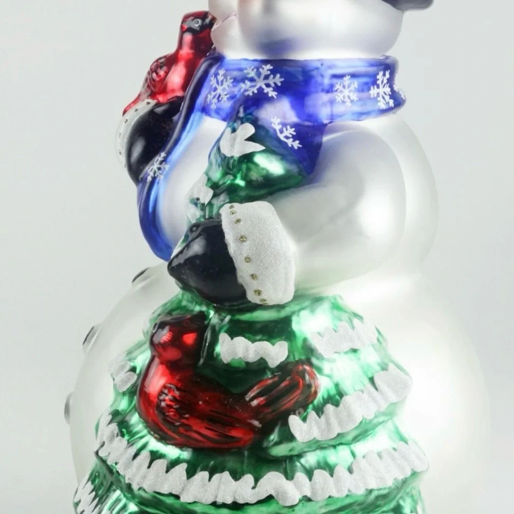 Christopher Radko Snowman Tabletop Sculpture with Box Retired